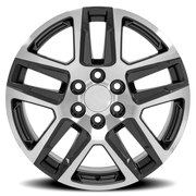 OE Wheels CV63 22x9 +28 6x139.7mm 78.1mm Gunmetal Machined