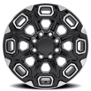 OE Wheels CV64A 20x8.5 +12 8x165.1mm 116.7mm Gloss Black Machined