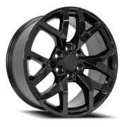 OE Wheels CV66 22x9 +28 6x139.7mm 78.1mm Gloss Black