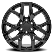 OE Wheels CV66 20x9 +28 6x139.7mm 78.1mm Gloss Black