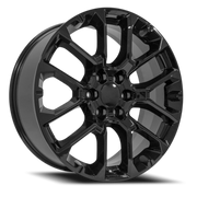 OE Wheels CV67 22x9 +28 6x139.7mm 78.1mm Gloss Black