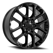 OE Wheels CV67 22x9 +28 6x139.7mm 78.1mm Satin Black