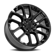 OE Wheels CV67 22x9 +28 6x139.7mm 78.1mm Satin Black