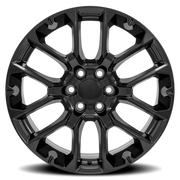 OE Wheels CV67 22x9 +28 6x139.7mm 78.1mm Satin Black