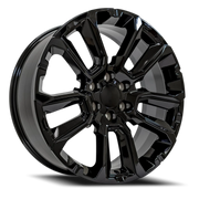 OE Wheels CV68 22x9 +28 6x139.7mm 78.1mm Gloss Black