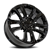 OE Wheels CV68 22x9 +28 6x139.7mm 78.1mm Gloss Black