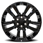 OE Wheels CV68 22x9 +28 6x139.7mm 78.1mm Gloss Black