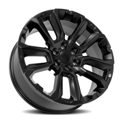 OE Wheels CV68 22x9 +28 6x139.7mm 78.1mm Satin Black