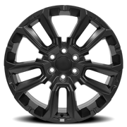 OE Wheels CV68 22x9 +28 6x139.7mm 78.1mm Satin Black