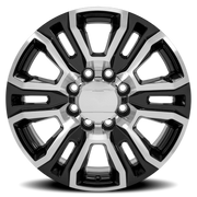 OE Wheels CV70A 20x8.5 +12 8x165.1mm 116.7mm Black Machined