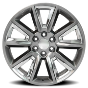 OE Wheels CV73B 22x9 +24 6x139.7mm 78.1mm Hyper Black Chrome