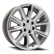 OE Wheels CV73 20x8.5 +24 6x139.7mm 78.1mm Hyper Black Chrome