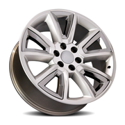 OE Wheels CV73 20x8.5 +24 6x139.7mm 78.1mm Hyper Black Chrome