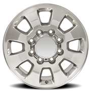OE Wheels CV75A 18x8 +12 8x165.1mm 116.7mm Polished