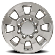 OE Wheels CV75B 18x8 +44 8x180mm 124.1mm Polished