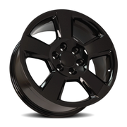 OE Wheels CV76 20x9 +27 6x139.7mm 78.1mm Black