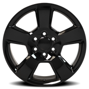 OE Wheels CV76 20x9 +27 6x139.7mm 78.1mm Black