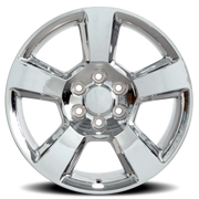 OE Wheels CV76 20x9 +27 6x139.7mm 78.1mm Chrome