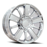 OE Wheels CV77 20x9 +27 6x139.7mm 78.1mm Chrome
