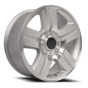 OE Wheels CV84 20x8.5 +31 6x139.7mm 78.1mm Machined Silver