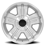 OE Wheels CV88 18x8 +31 6x139.7mm 78.1mm Machined Silver