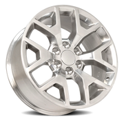 OE Wheels CV92 20x9 +27 6x139.7mm 78.1mm Polished