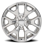 OE Wheels CV92 20x9 +27 6x139.7mm 78.1mm Polished