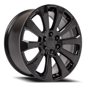 OE Wheels CV95 22x9 +28 6x139.7mm 78.1mm Gloss Black