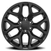 OE Wheels CV98B 24x10 +24 6x139.7mm 78.1mm Satin Black