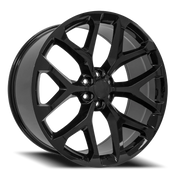 OE Wheels CV98B 20x9 +27 6x139.7mm 78.1mm Gloss Black