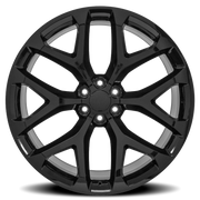 OE Wheels CV98B 20x9 +27 6x139.7mm 78.1mm Gloss Black
