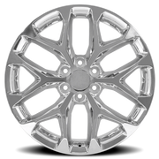 OE Wheels CV98C 22x9 +28 6x139.7mm 78.1mm Chrome