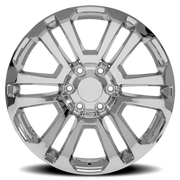 OE Wheels CV99 22x9 +24 6x139.7mm 78.1mm Chrome