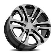 OE Wheels CV99 20x9 +31 6x139.7mm 78.1mm Machined Black