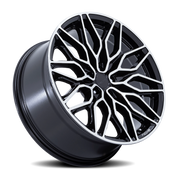 Niche Calabria 5 20x9 +27 5x112mm 66.56mm Gloss Black Machined