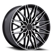 Niche Calabria 6 20x9.5 +30 6x139.7mm 106.1mm Gloss Black Machined