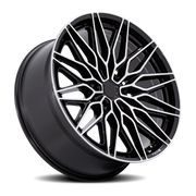 Niche Calabria 6 20x9.5 +30 6x139.7mm 106.1mm Gloss Black Machined