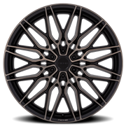 Niche Calabria 6 24x10 +20 6x139.7mm 106.1mm Matte Black Machined Dark Tint