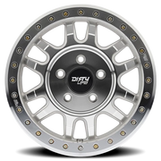 Dirty Life Race Wheels Canyon Pro 9309 17x9 +0 6x135mm 87.1mm Machined Silver Silver Window