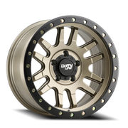Dirty Life Race Wheels Canyon Pro 9309 17x9 +0 6x139.7mm 106mm Satin Gold Simulated Beadlock Ring