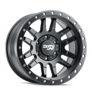 Dirty Life Race Wheels Canyon Pro 9309 17x9 -12 6x139.7mm 106mm Matte Black Matte Black Lip