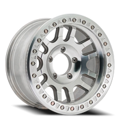 Dirty Life Race Wheels Canyon Race 9314 17x9 -38 5x127mm 71.5mm Machined Silver Beadlock