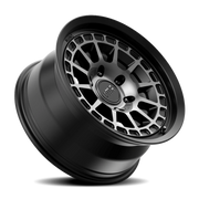 KMC Canyon 17x8 +35 5x114.3mm 72.56mm Satin Black Gray Tint