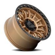 KMC Carnage 17x9 -12 6x139.7mm 106.1mm Matte Bronze Black Lip