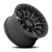 KMC Carnage 17x9 +0 5x127mm 71.5mm Satin Black Gray Tint
