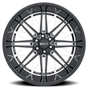 WELD Cascade 22x10 -18 6x135mm 106.1mm Gloss Black Milled
