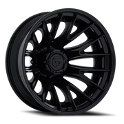 Fuel Catalyst Dually 22x8.25 -221 8x210mm 154.3mm Matte Black Gloss Black Lip