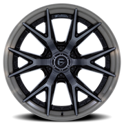 Fuel Catalyst 24x12 -44 6x139.7mm 106.1mm Gloss Black Brushed Dark Tint