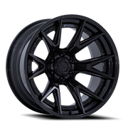 Fuel Catalyst 24x12 -44 6x135mm 87.1mm Matte Black Gloss Black Lip