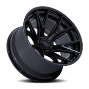 Fuel Catalyst 20x10 -18 6x139.7mm 106.1mm Matte Black Gloss Black Lip